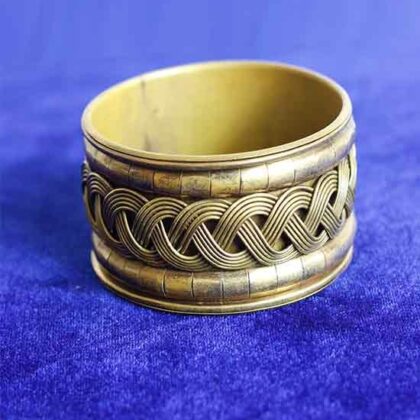 Bilezik Antik Desenli Kalın Model