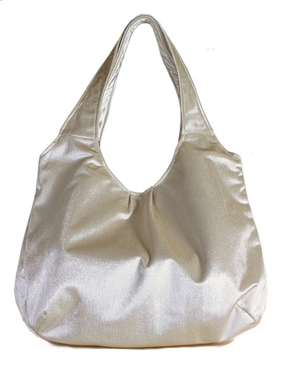 Tasarım Krem Rengi Kadife Çanta