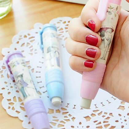 Tasarımcı Öğrenci Kalem Kaucuk Silgi