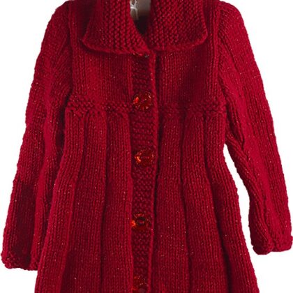 Bebek Paltosu Kırmızı Renk