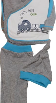 Bebekler İçin Hastane Çıkışı 3'lü Mavi Renkli Set