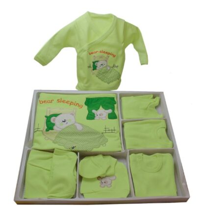 Bebekler İçin Hastane Çıkışı Yeşil 11 Parça Set