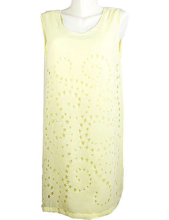 Elbise Sarı Renk Zara