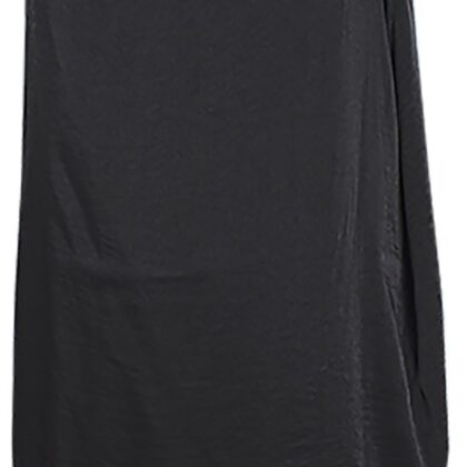 Mango Siyah Lajivert Asimetrik Elbise