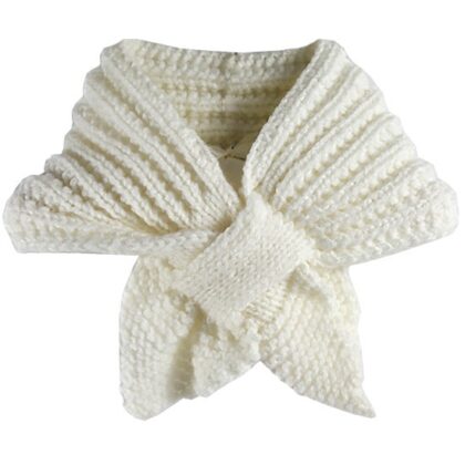 Bebek Atkısı Beyaz Renk