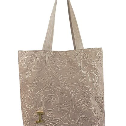 Kahverengi Kadife Dokulu  Dikdörtgen Çanta Tasarım Çanta