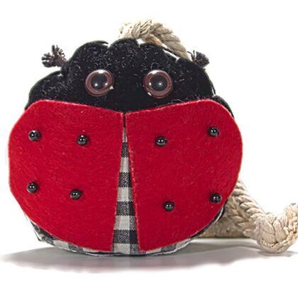 Pufuduk Anahtarlık Uğur Böceği Şeklinde