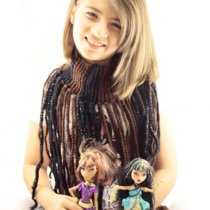 Boyunluk ve Saç Bandı Monster High Clowden Özel Tasarım