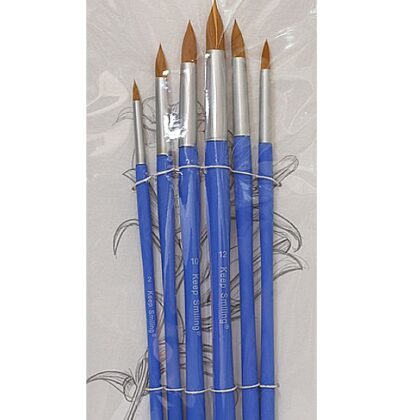 Fırça Seti 6' lı Yuvarlak Artist Brushes