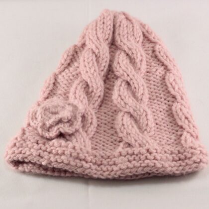 Çocuk Beresi Pudra Rengi