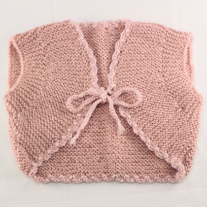 Bebek Yeleği Pudra Pembesi