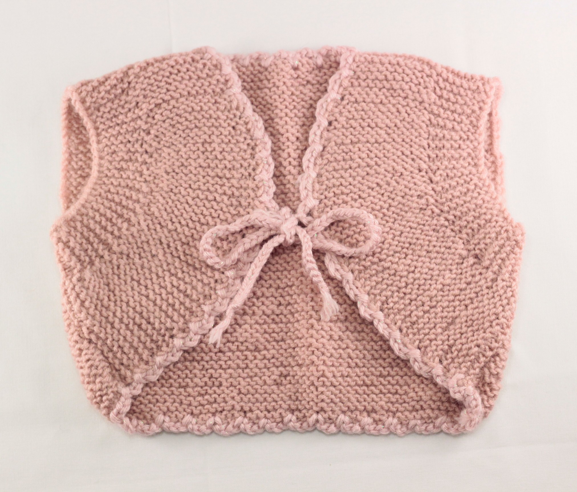 Bebek Yeleği Pudra Pembesi