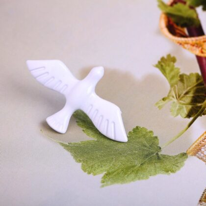 FashionMoon Beyaz Güvercin Broş