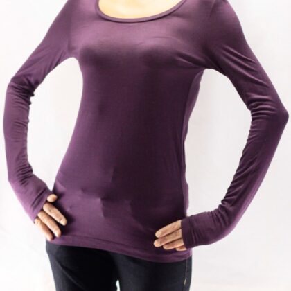 Jimmy Key Bordo Uzun Kollu T-shirt