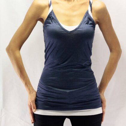 Jimmi Key Lacivert Çift Askılı T-shirt