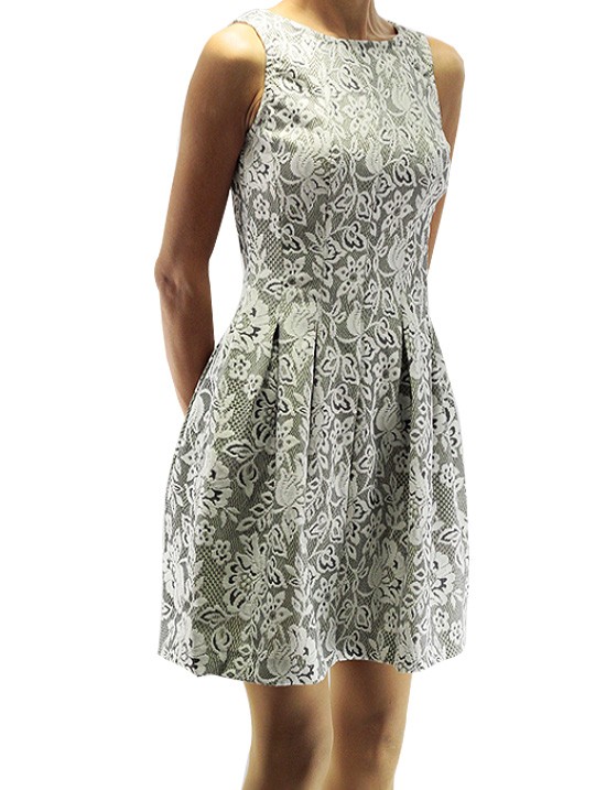 Jimmy Key Dokulu Elbise