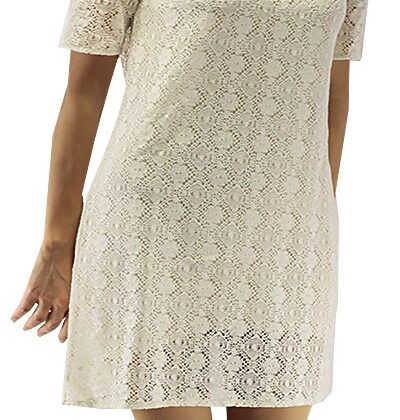 Jimmy Key Triko Elbise Beyaz