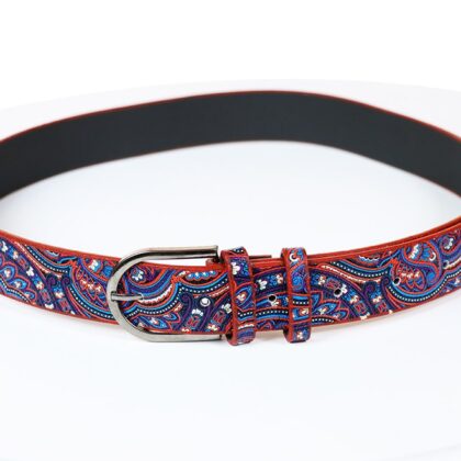 Mavi Renkli Etnik Kemer