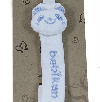 Bebek Emzik Askısı Beyaz Üzerine Desenli