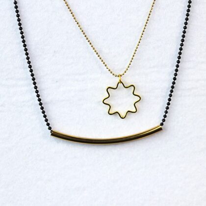 Çiftli Hayalet Kolye