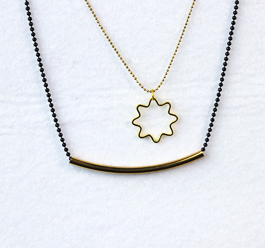 Çiftli Hayalet Kolye