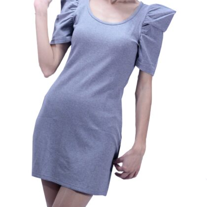 Jimmy Key Penye Gri Mini Elbise