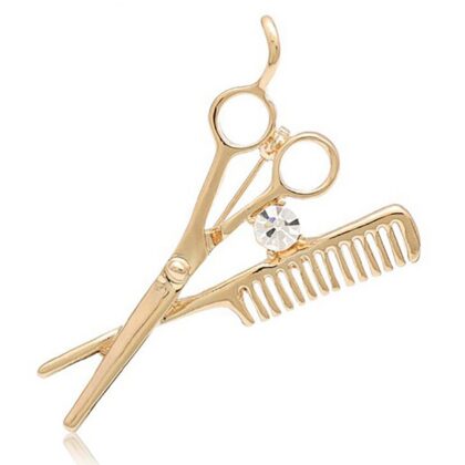 FashionMoon Berber Takısı Makas Tarak Modeli Broş