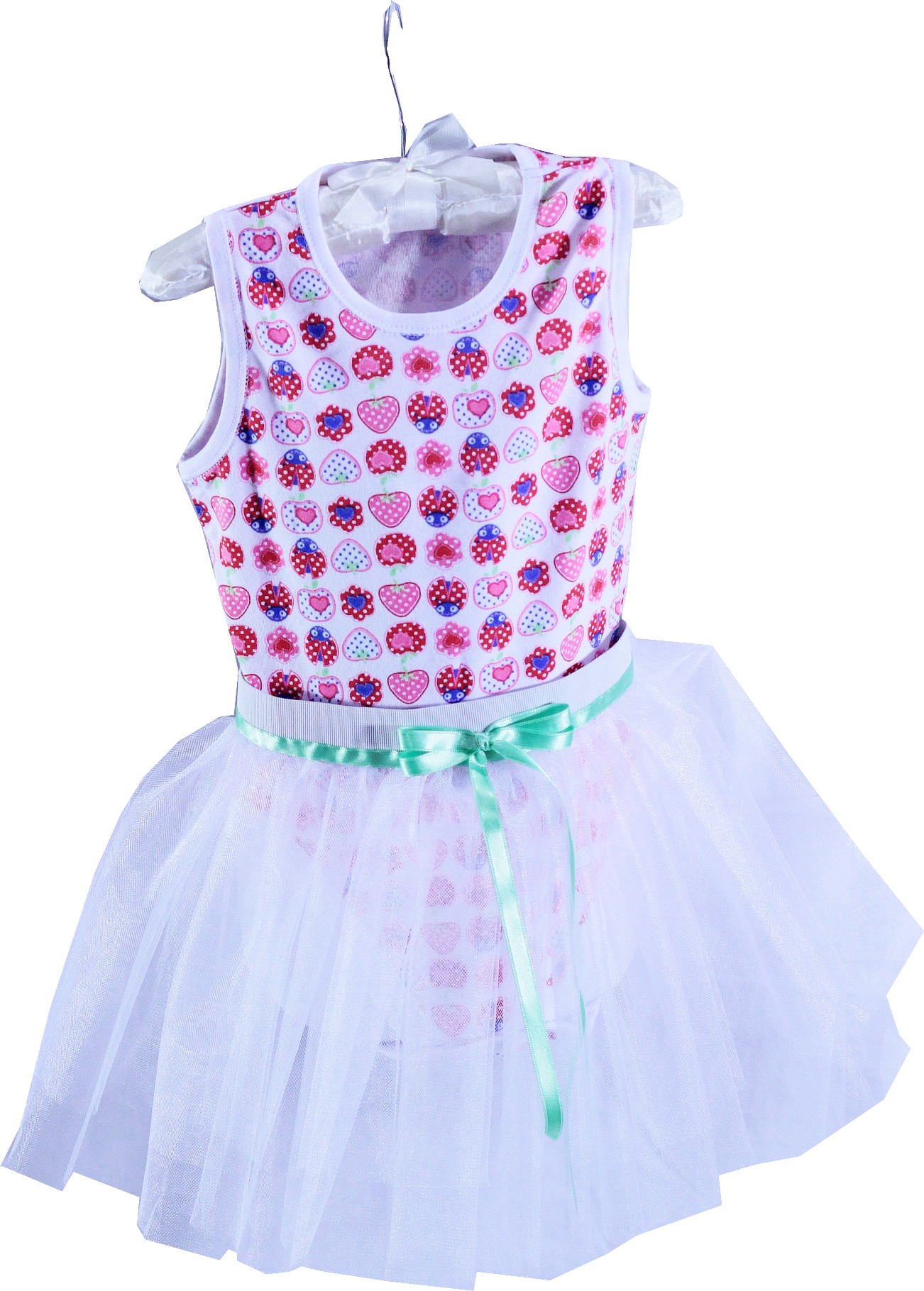 Çiço Beyaz Tütülü Renkli Badi