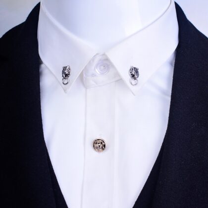 FashionMoon Kurt Başı Küçük Model Yaka İğnesi Broş