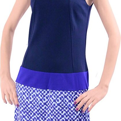 Mango Elbise Unica Lacivert Kalın Askılı