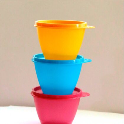 Tupperware Renkli Buzdolabı Kapları 3'lü Set