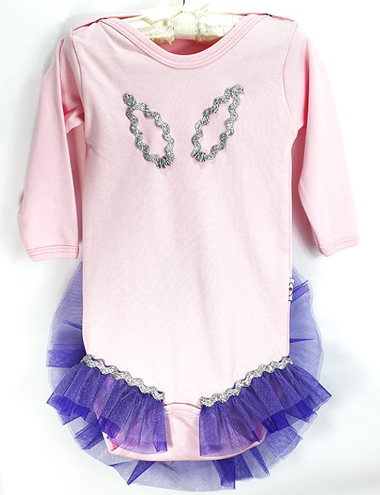 Tütülü Pembe Çocuk Badi