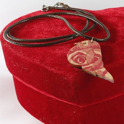 Ahşap Happy Kuş Kolye