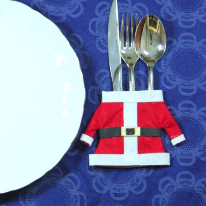 El Yapımı Noel Anne Keçeden Elbise Yılbaşı Süsü